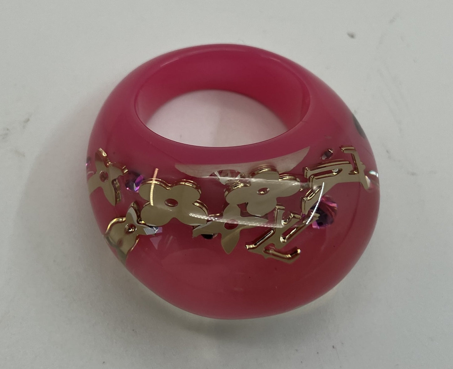 Louis Vuitton Berg Inclusion (JP 12) (US 6.5) (EU 52) Pink Ring M65766 Rose Pop Free Shipping 