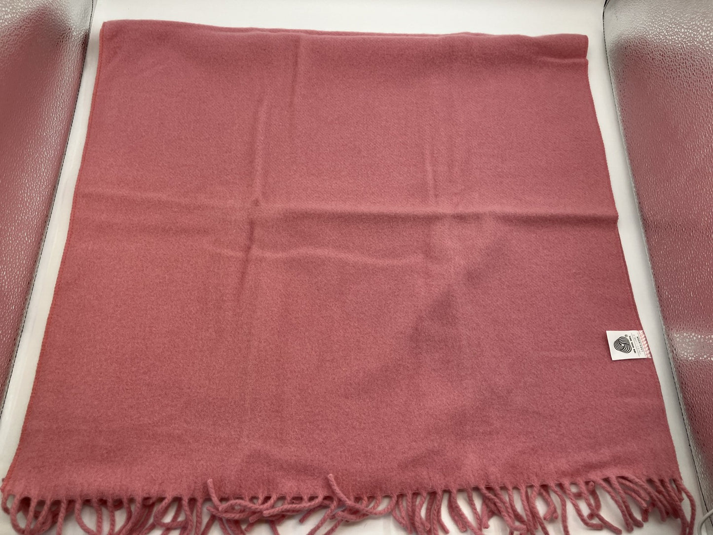 Celine Pink Scarf 130 x 64 cm (51.18 x 25.20 inch) Wool Free Shipping 