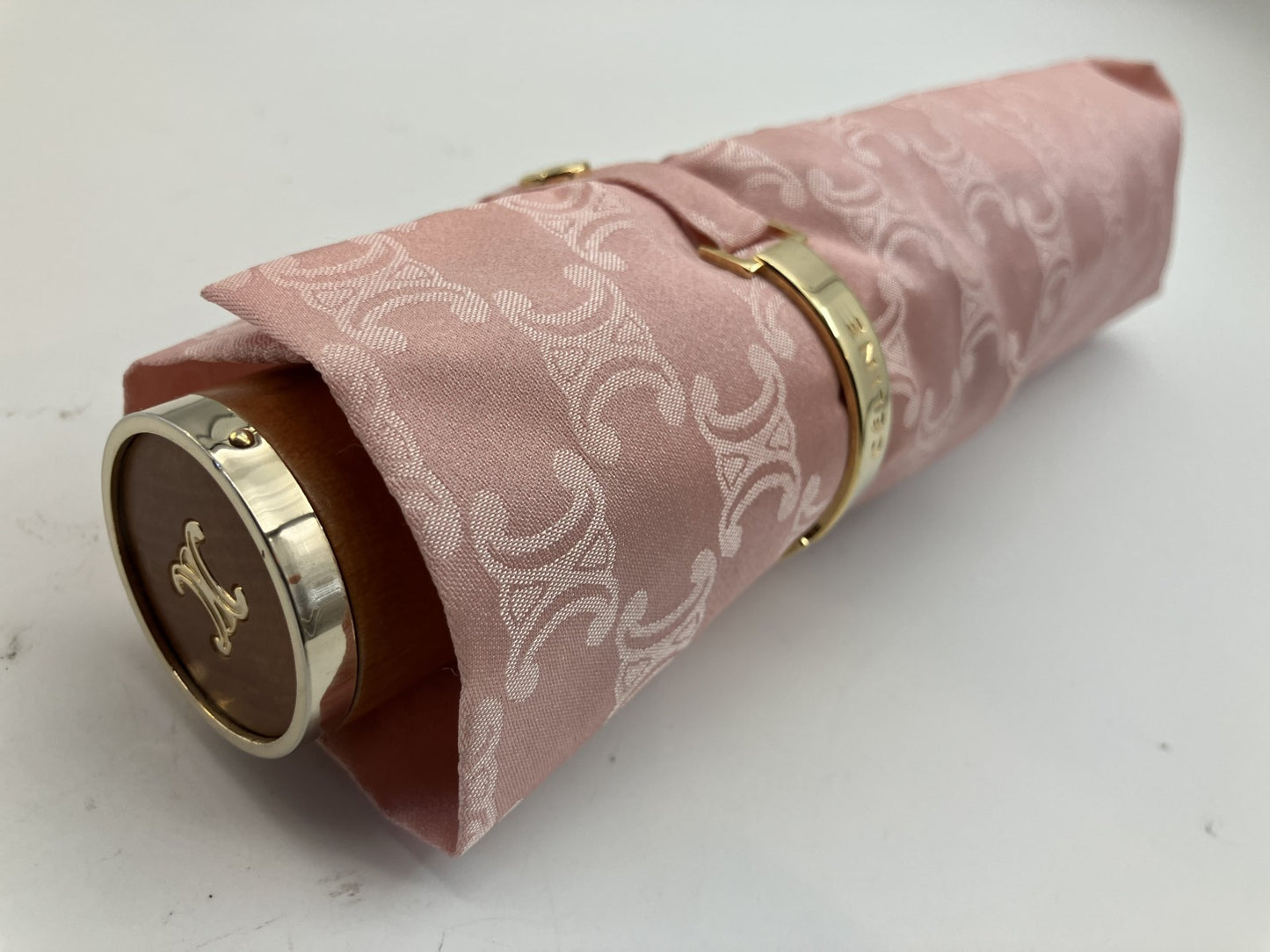 Celine Pink Folding Umbrella Folded Length: 25cm (9.84 inch) Free Shipping 