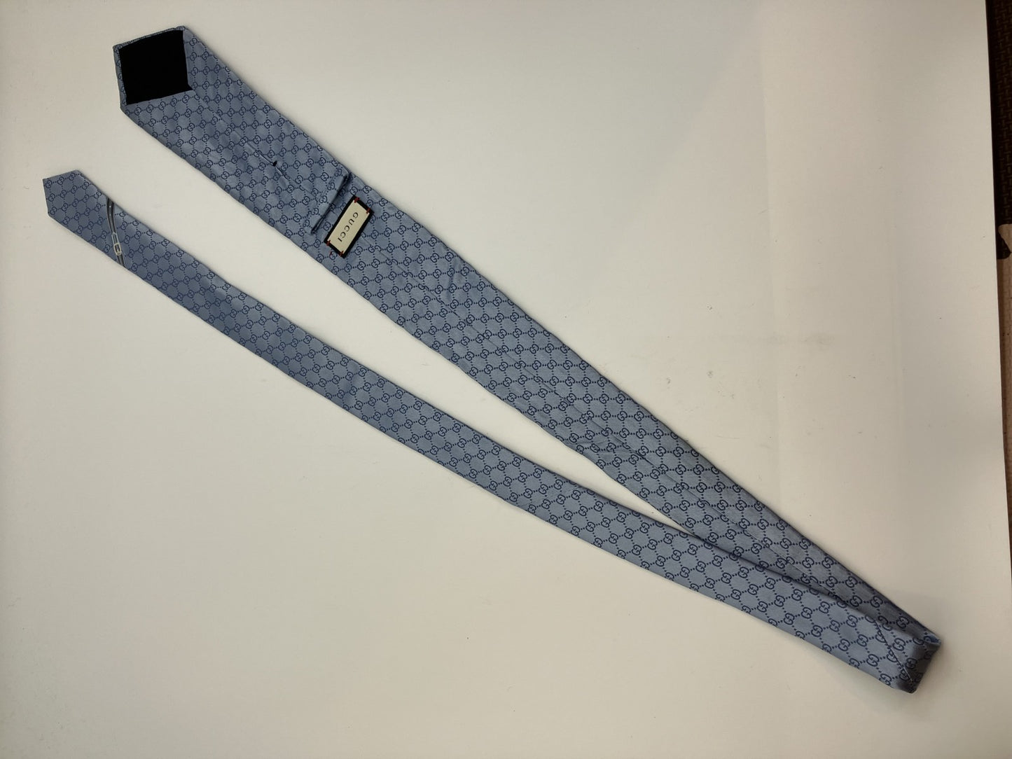 GUCCI GG tie, light blue, box included, free shipping 