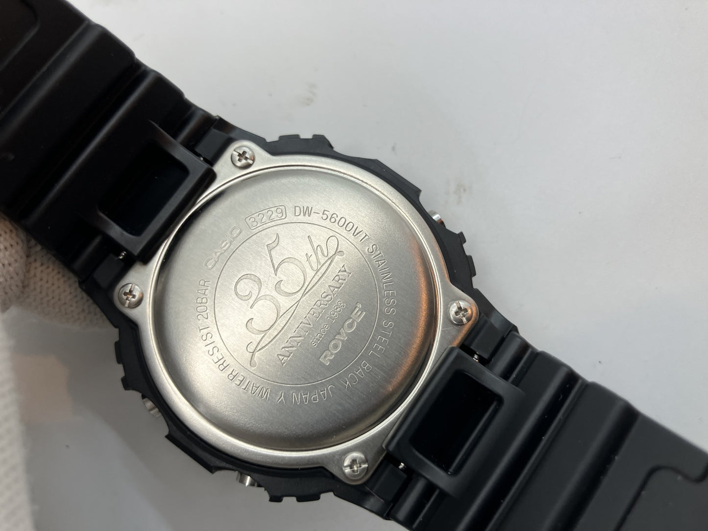 CASIO G-Shock DW-5600VT ROYCE 35th Anniversary Model Boys Watch Box, Warranty and Instruction Manual Included