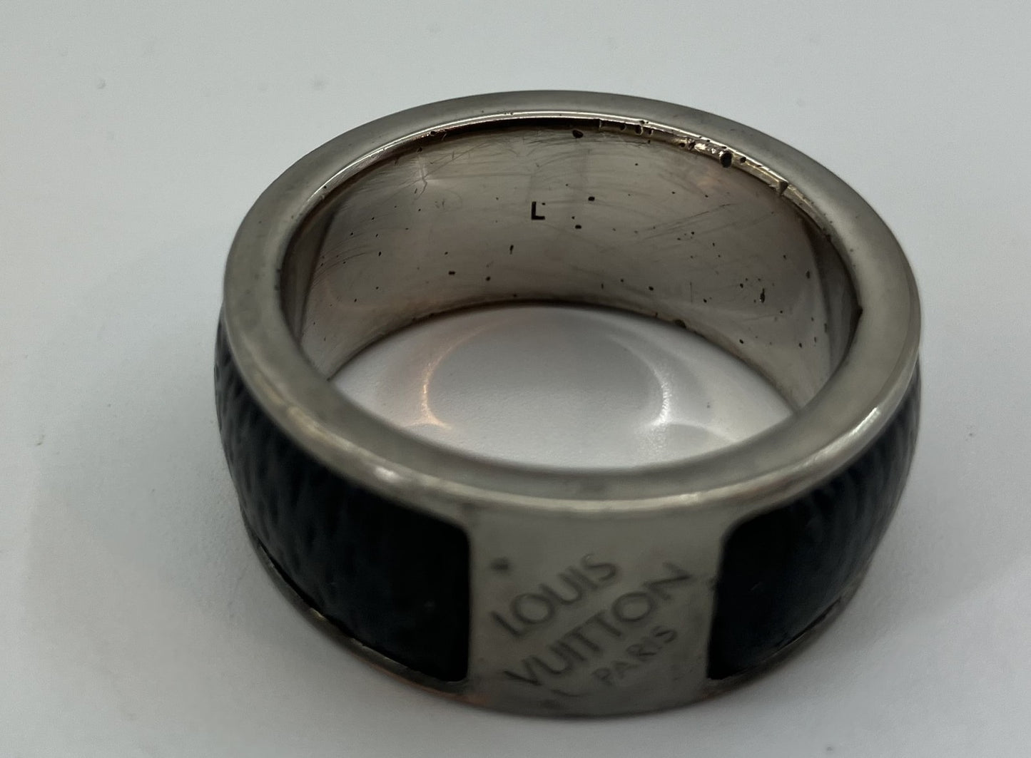 Louis Vuitton Ring Size: Width 98mm Inner diameter 0.8" (JP 22) (EU 62) (US 10) LE0079 Silver & Black