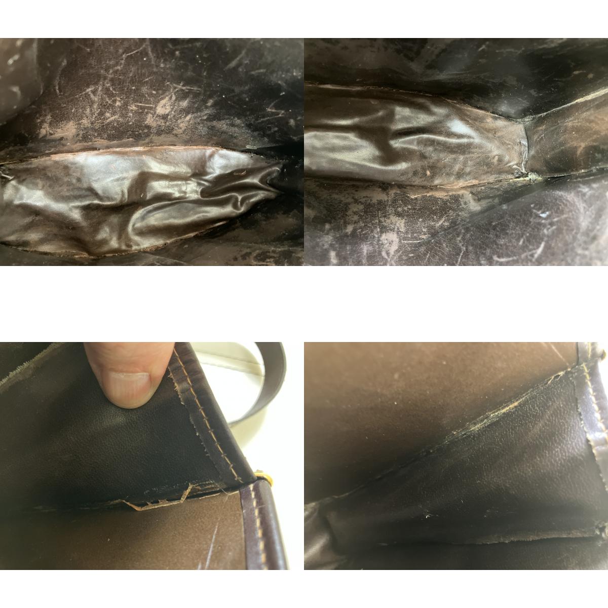 CELINE C Macadam Horse Carriage Flap Shoulder Bag Brown Jacquard Italy