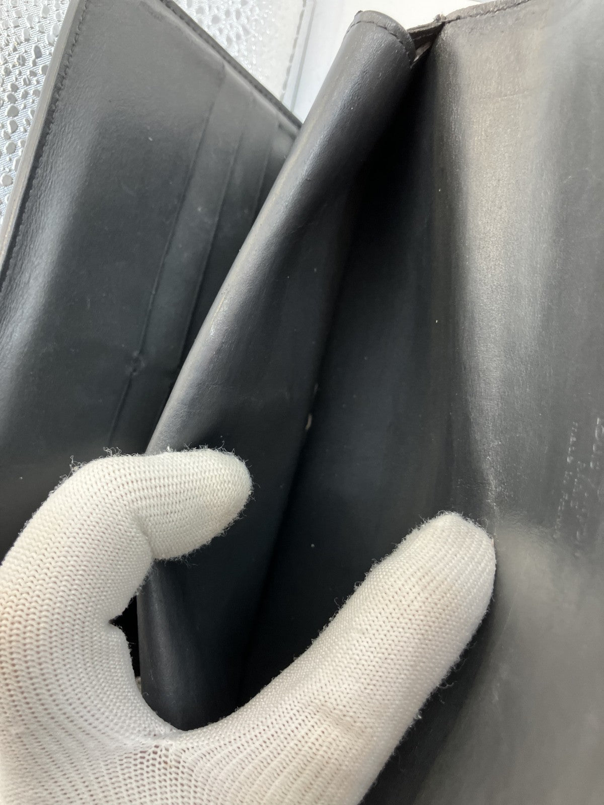 LOUIS VUITTON Long Wallet Monogram Mat Porte Tresor International M65102 Black/Ardoise Made in France Box Dust Bag Receipt