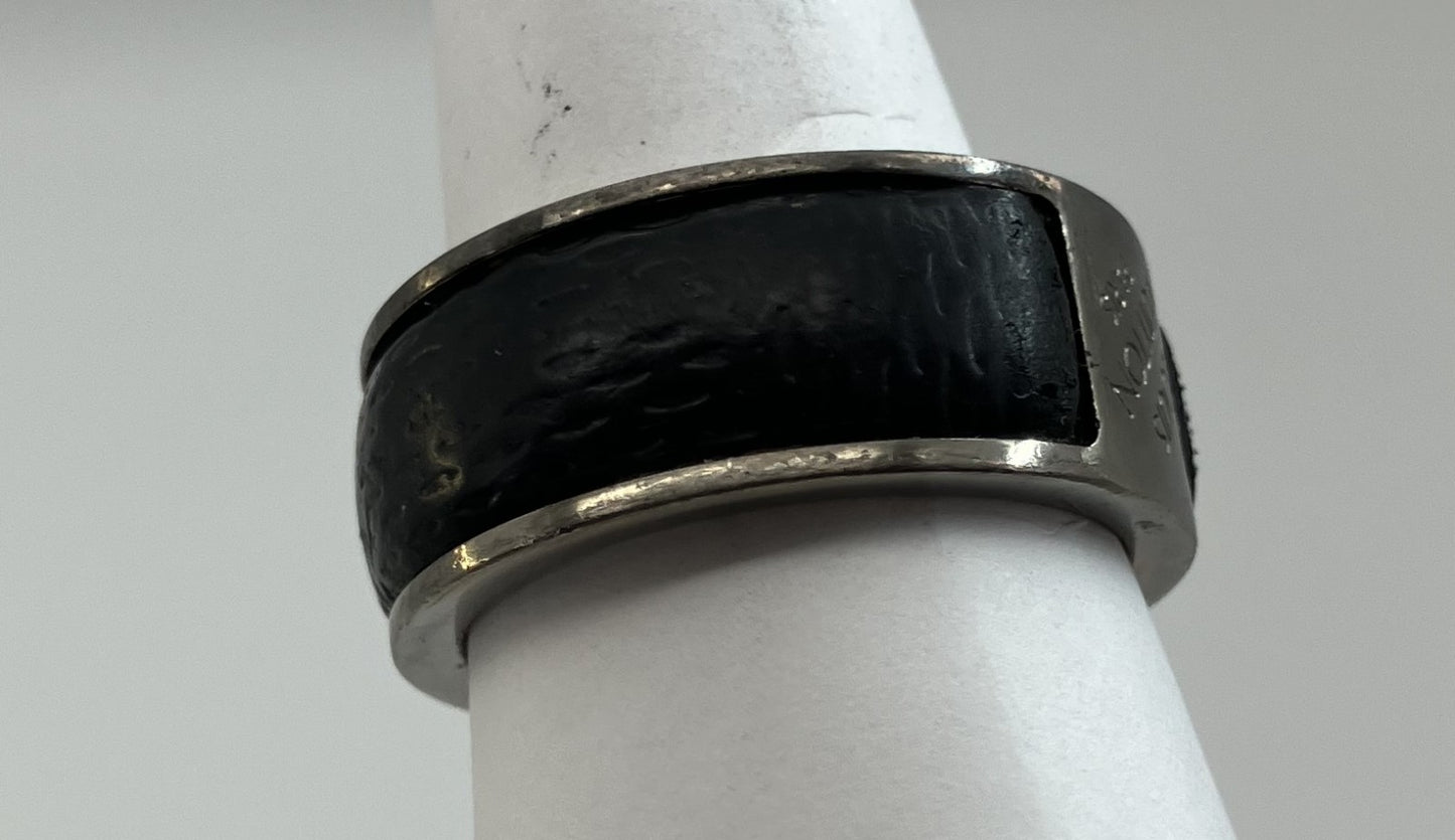 Louis Vuitton Ring Size: Width 98mm Inner diameter 0.8" (JP 22) (EU 62) (US 10) LE0079 Silver & Black