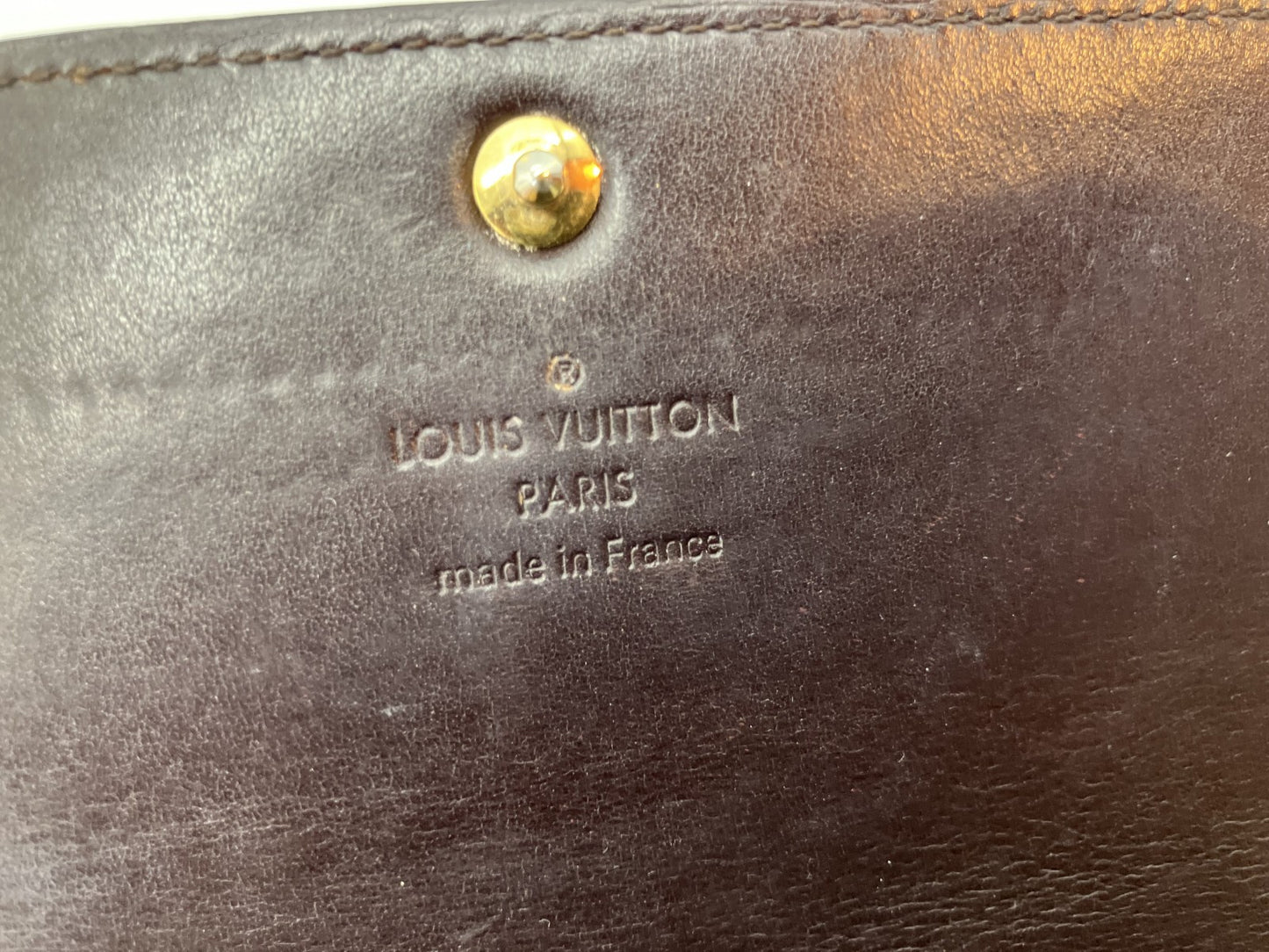 Louis Vuitton Vernis Portefeuille Sarah Amarante Long Wallet Box and Bag Included Free Shipping 