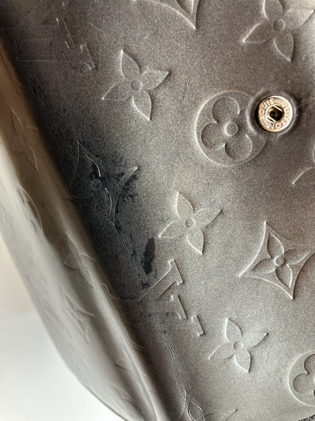 LOUIS VUITTON Long Wallet Monogram Mat Porte Tresor International M65102 Black/Ardoise Made in France Box Dust Bag Receipt