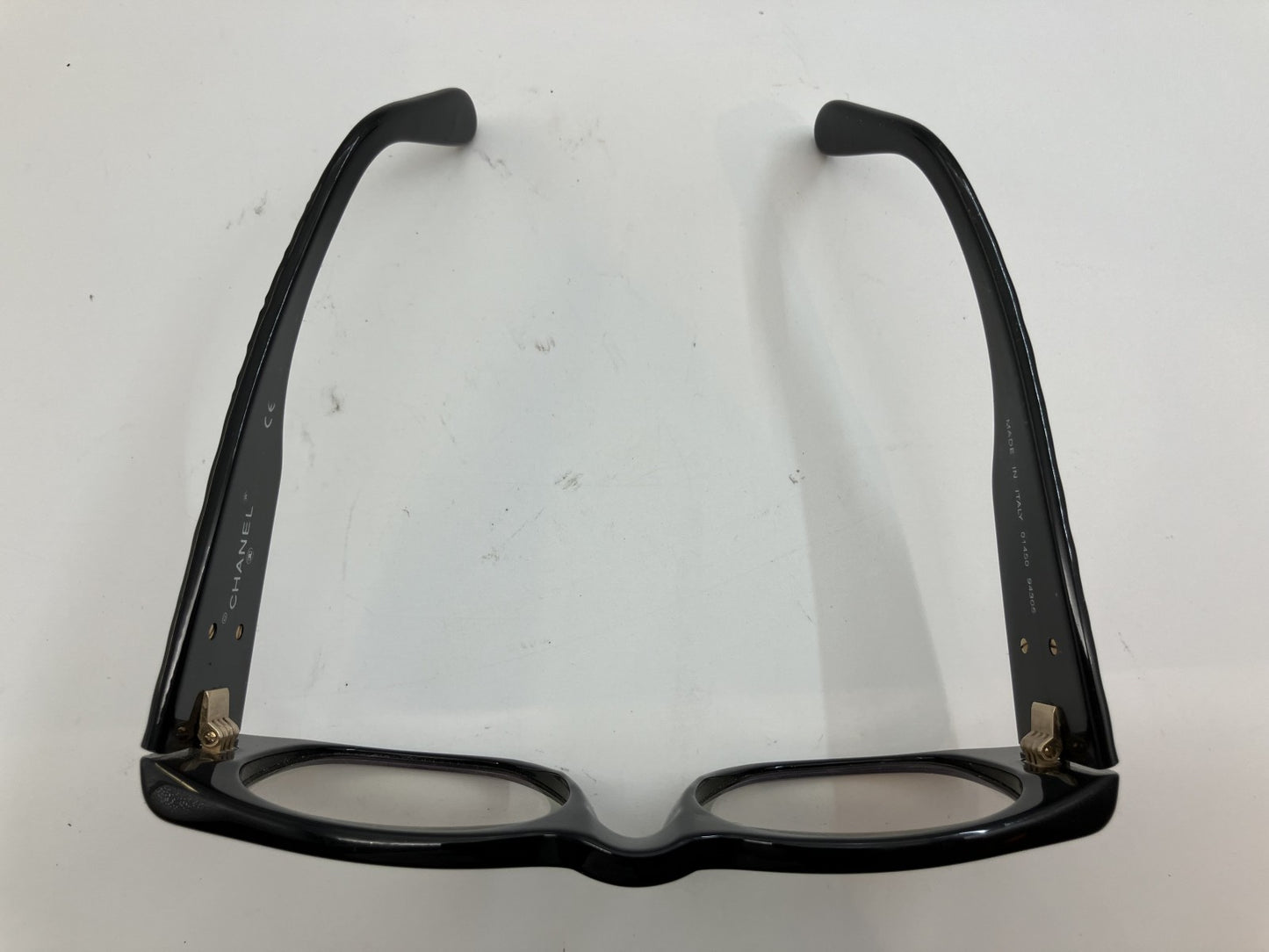 CHANEL Coco MATRASSE Clear Lens Sunglasses 01450 94305 with Case