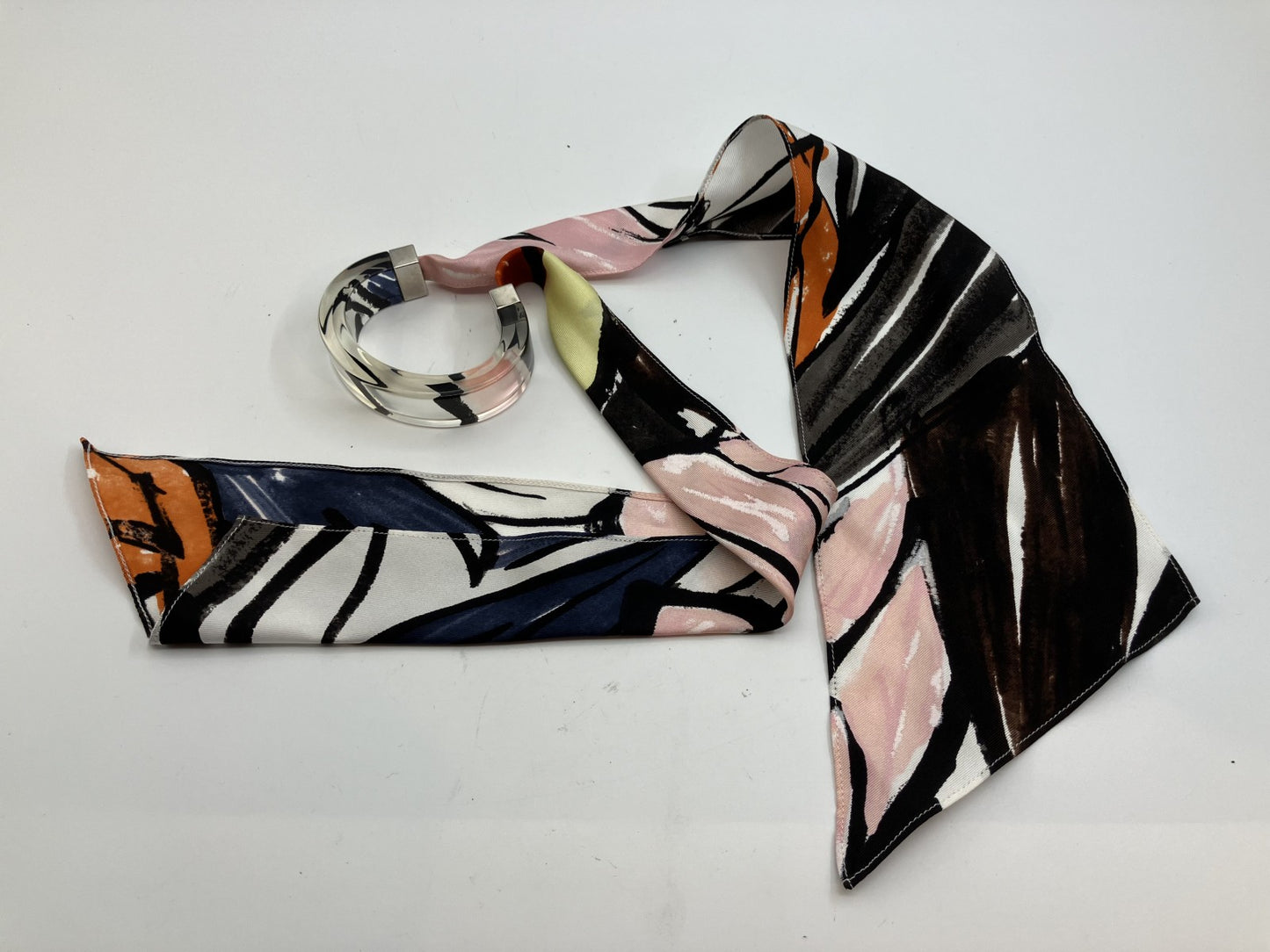 Dior バングル スカーフ付 ブレスレット 送料無料