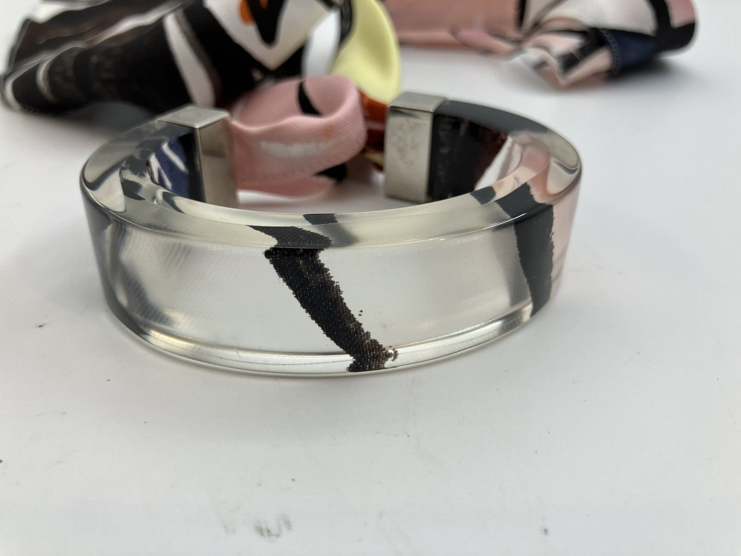 Dior バングル スカーフ付 ブレスレット 送料無料