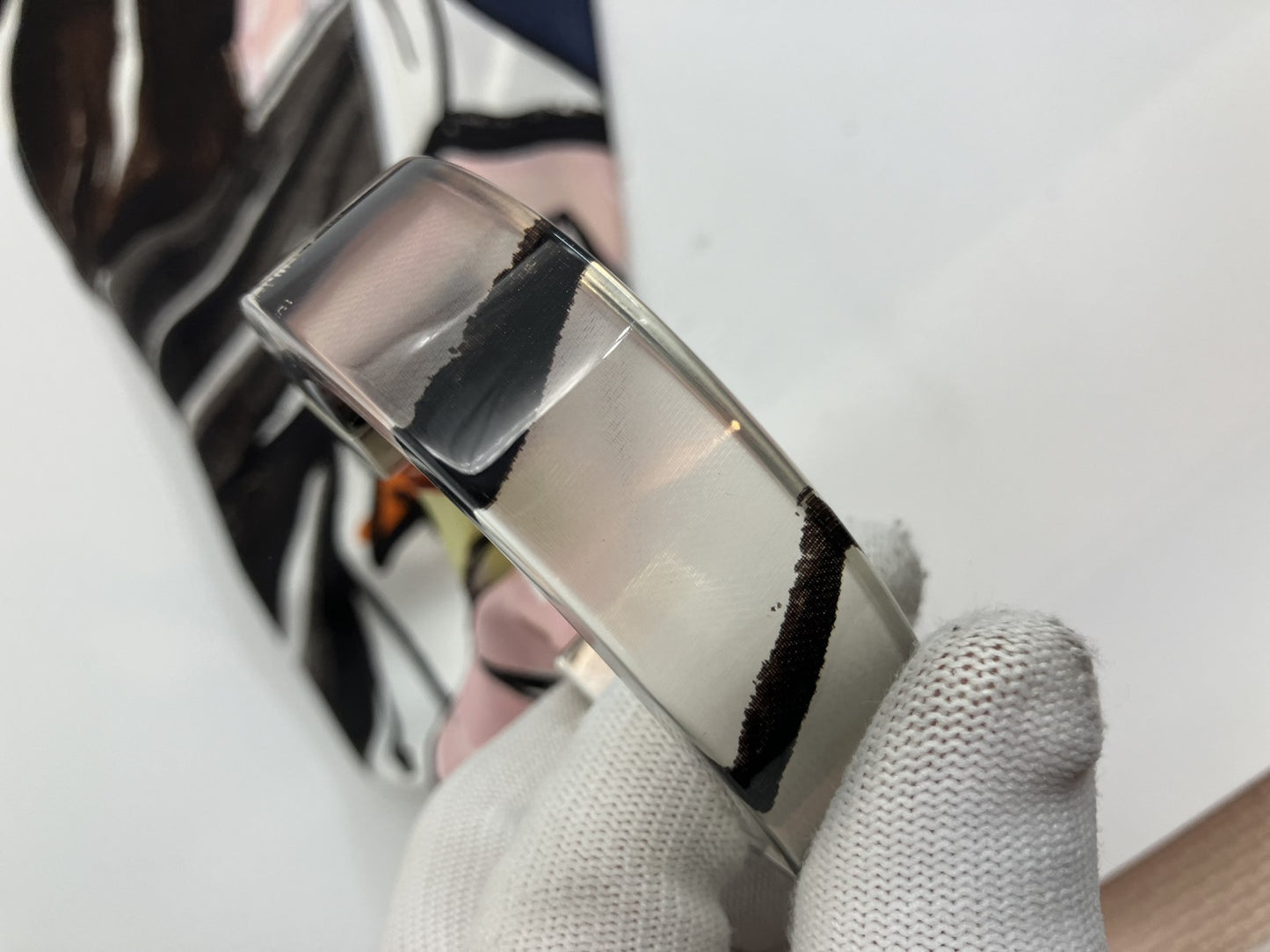 Dior バングル スカーフ付 ブレスレット 送料無料