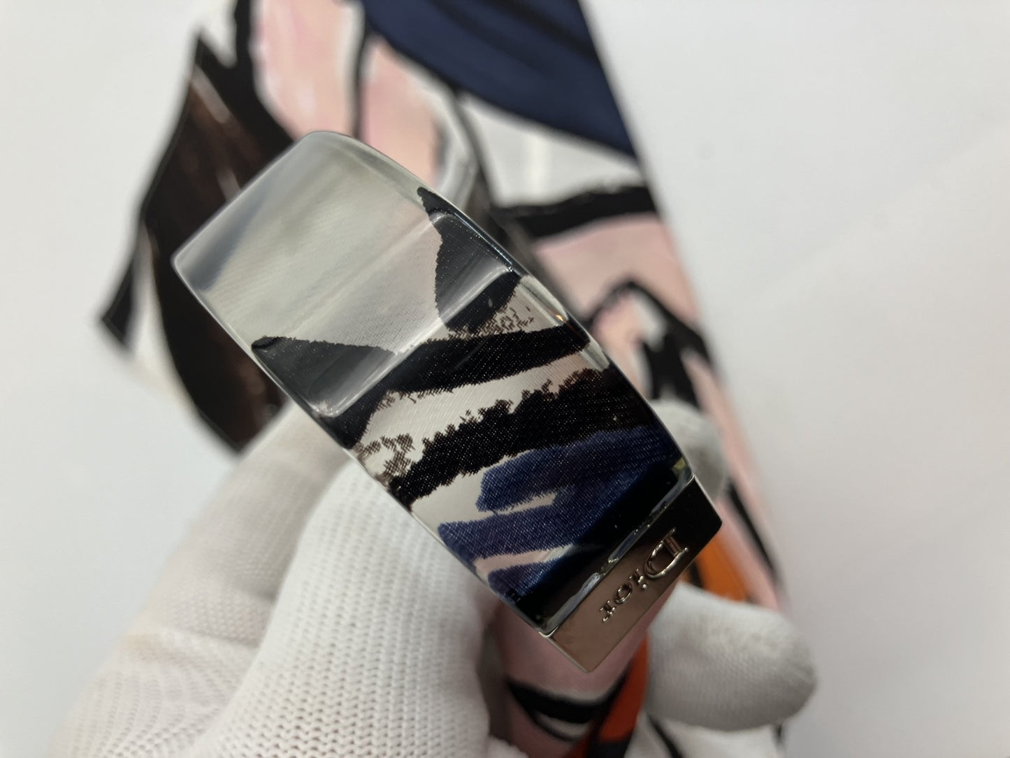 Dior バングル スカーフ付 ブレスレット 送料無料