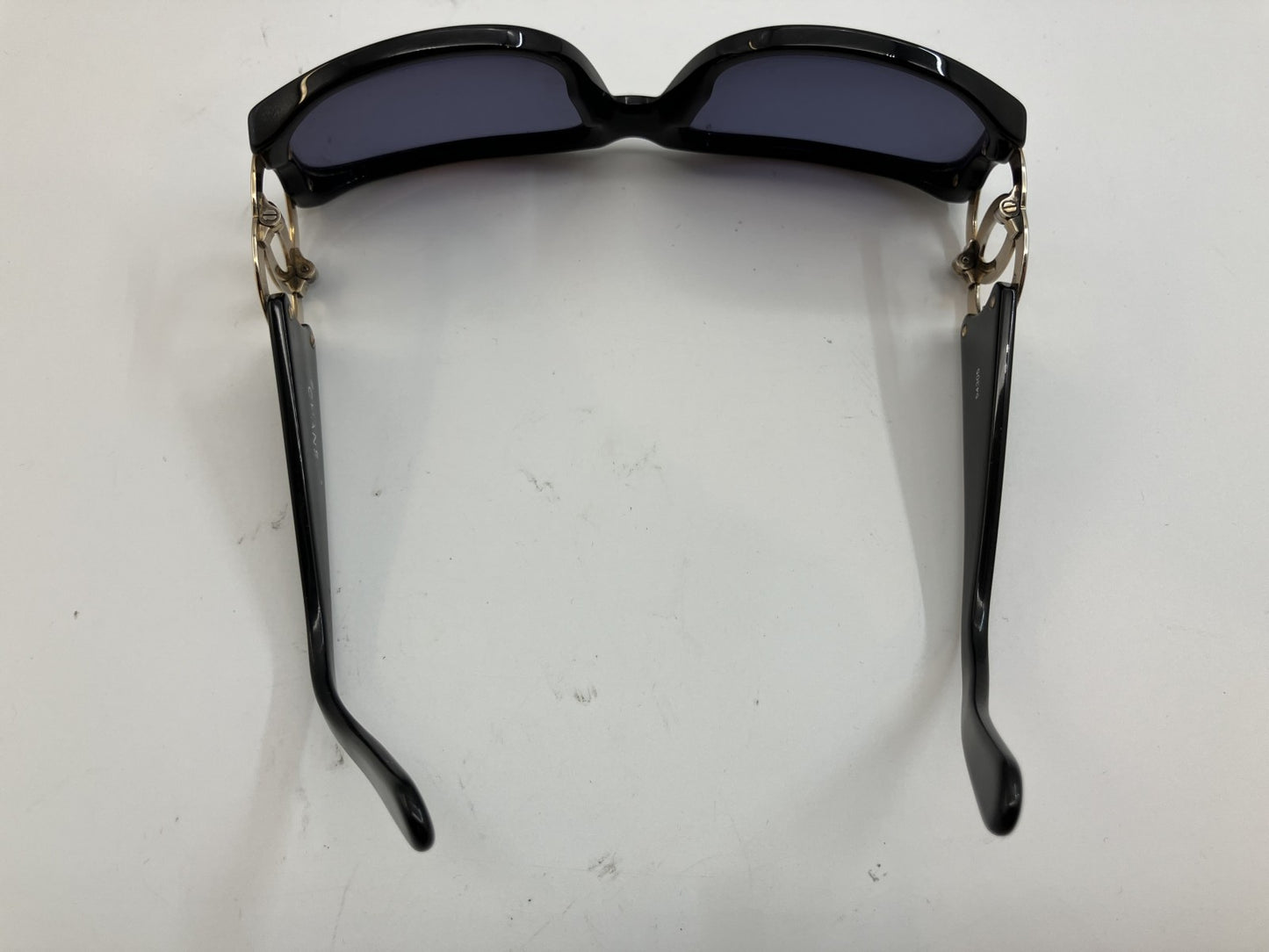 CHANEL Sunglasses 94305 Black with box, case and bag