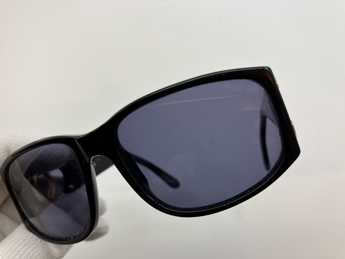 CHANEL Sunglasses 94305 Black with box, case and bag