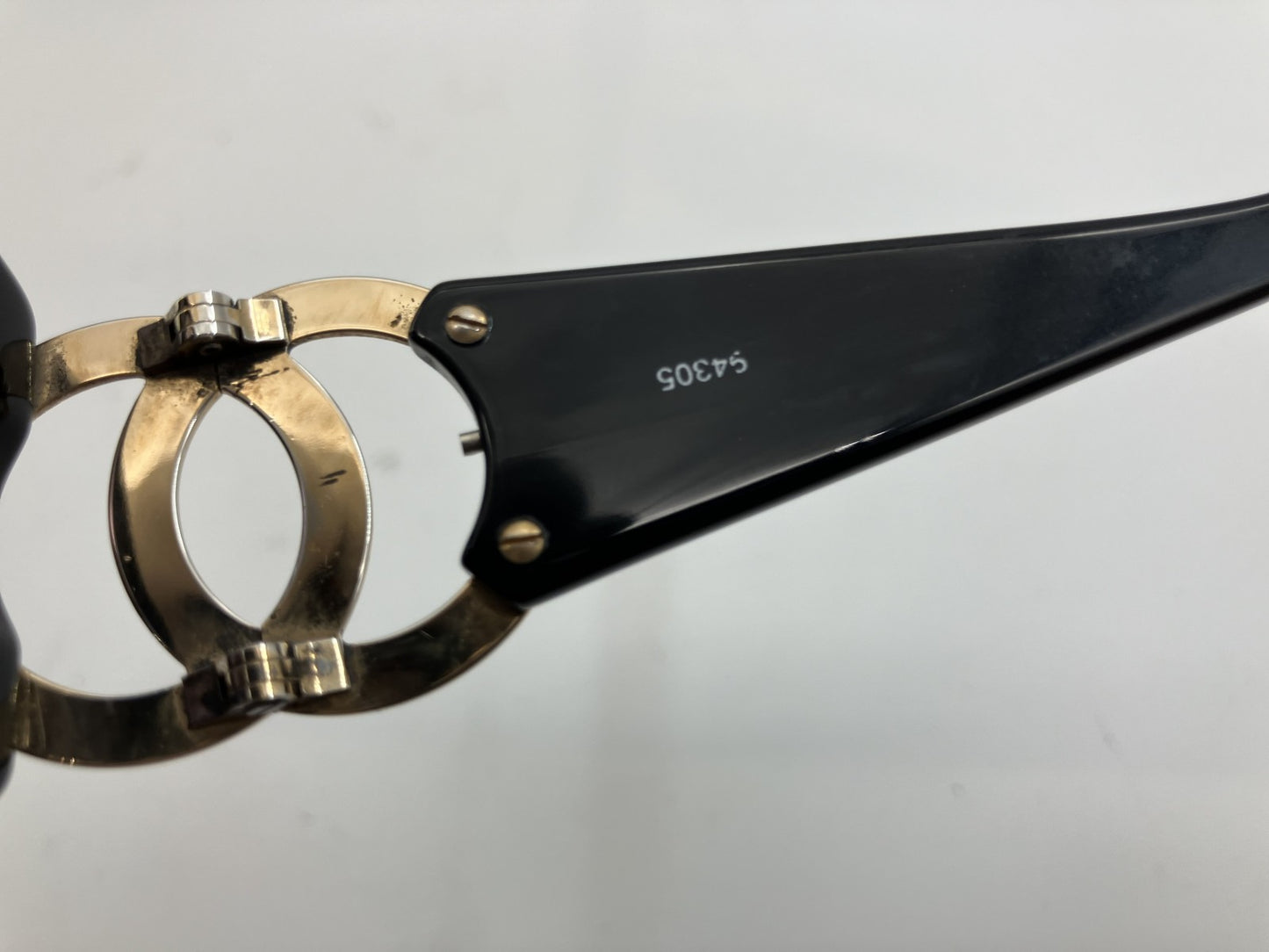 CHANEL Sunglasses 94305 Black with box, case and bag