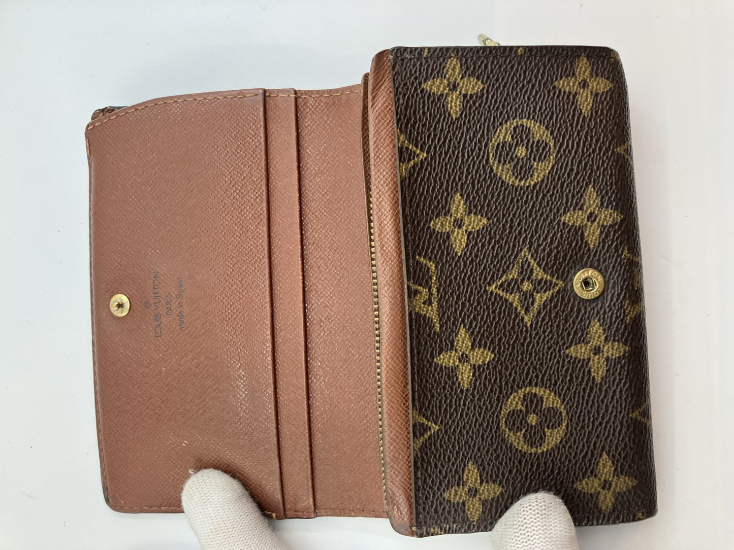 Louis Vuitton Monogram Compact Zip Wallet | Portemonnaie Billets Trﾃｩsor | 14 ﾃ・9 cm