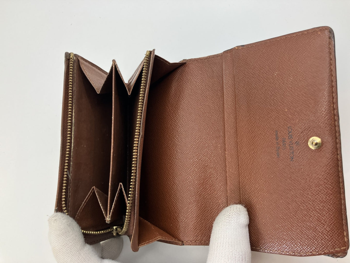 Louis Vuitton Monogram Compact Zip Wallet | Portemonnaie Billets Trﾃｩsor | 14 ﾃ・9 cm