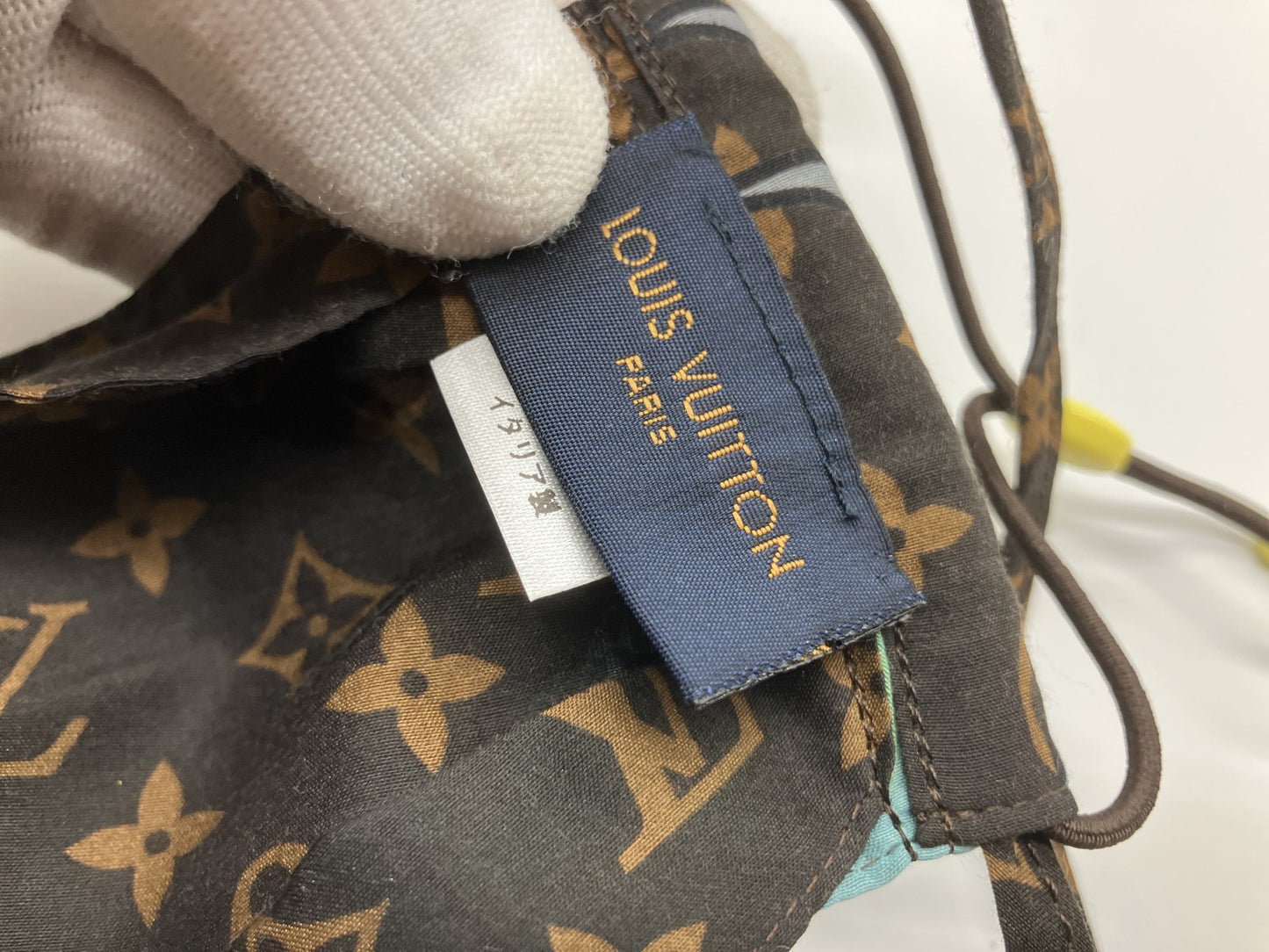 Louis Vuitton Monogram Face Mask MP2954 Vivienne Italy Adjustable Authentic