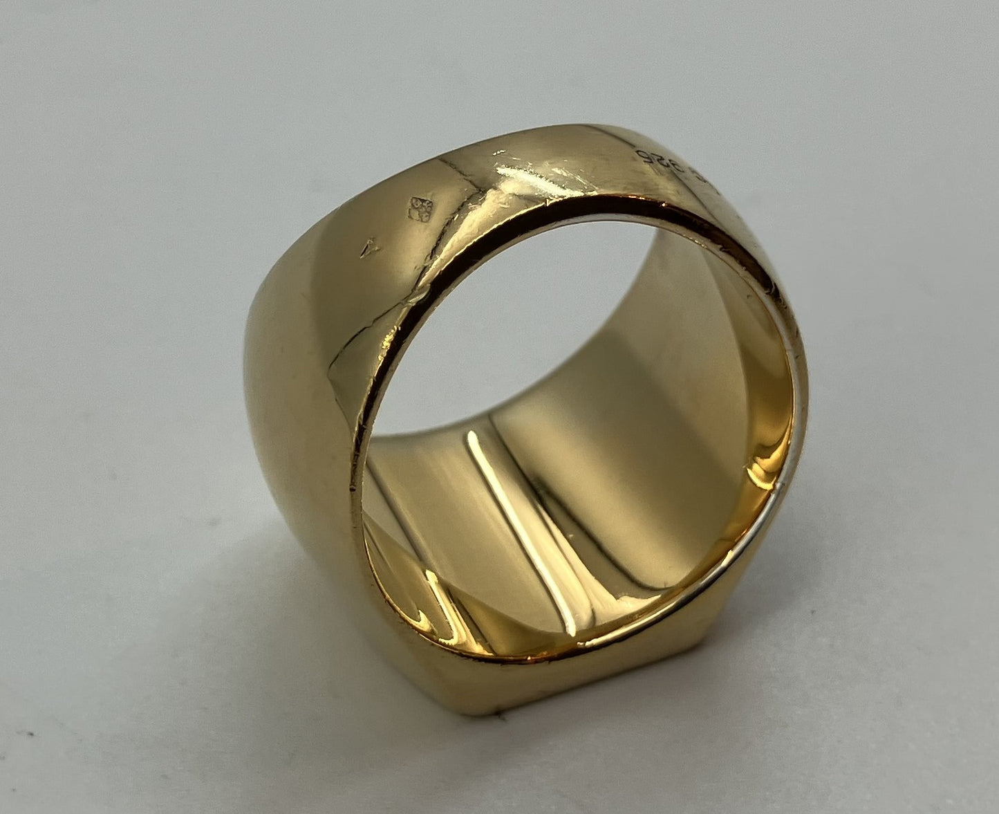 LOUIS VUITTON SV925 Fleur Ring GP (JP 16)(US 8)(EU 56) 14.5g