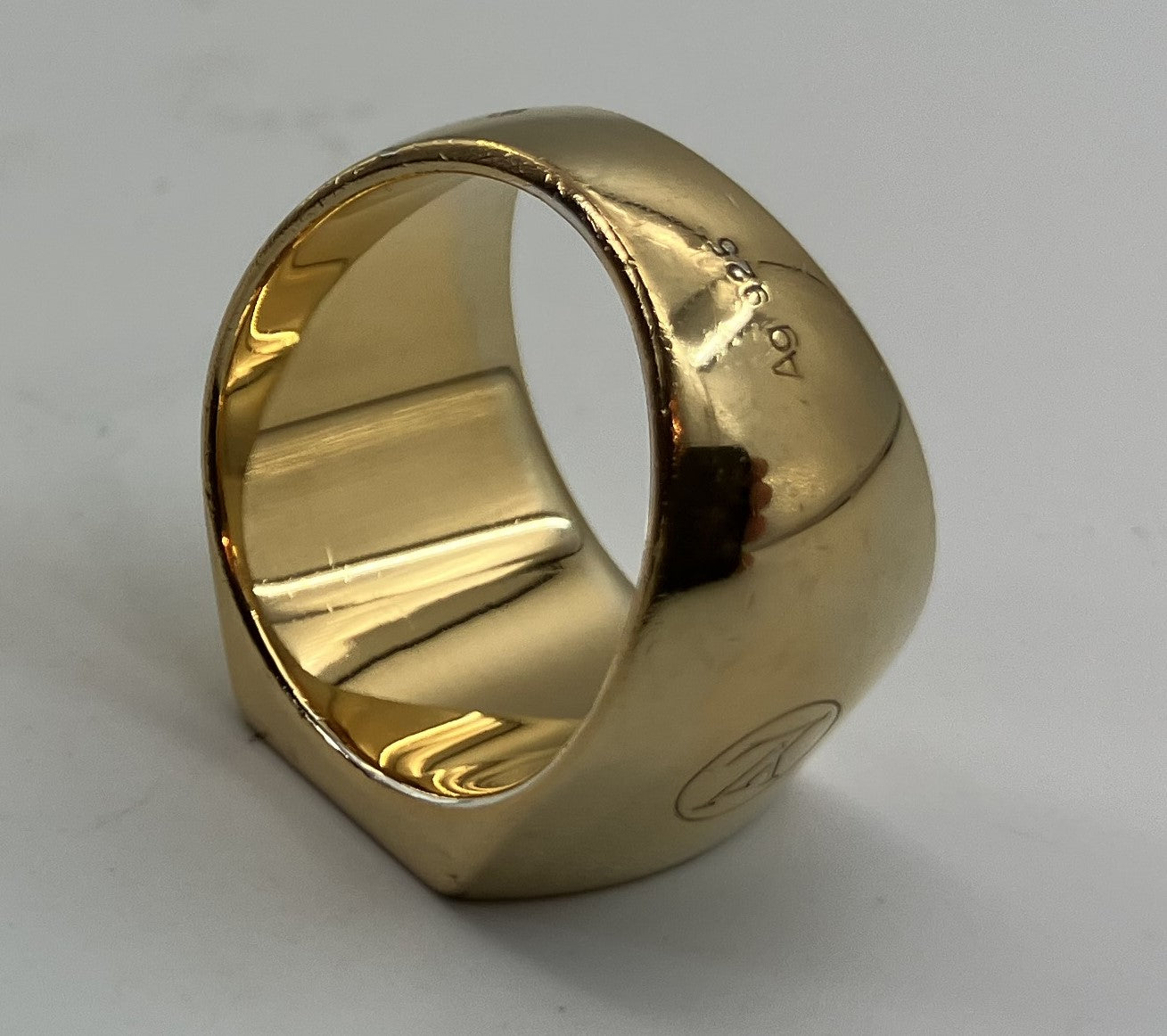 LOUIS VUITTON SV925 Fleur Ring GP (JP 16)(US 8)(EU 56) 14.5g