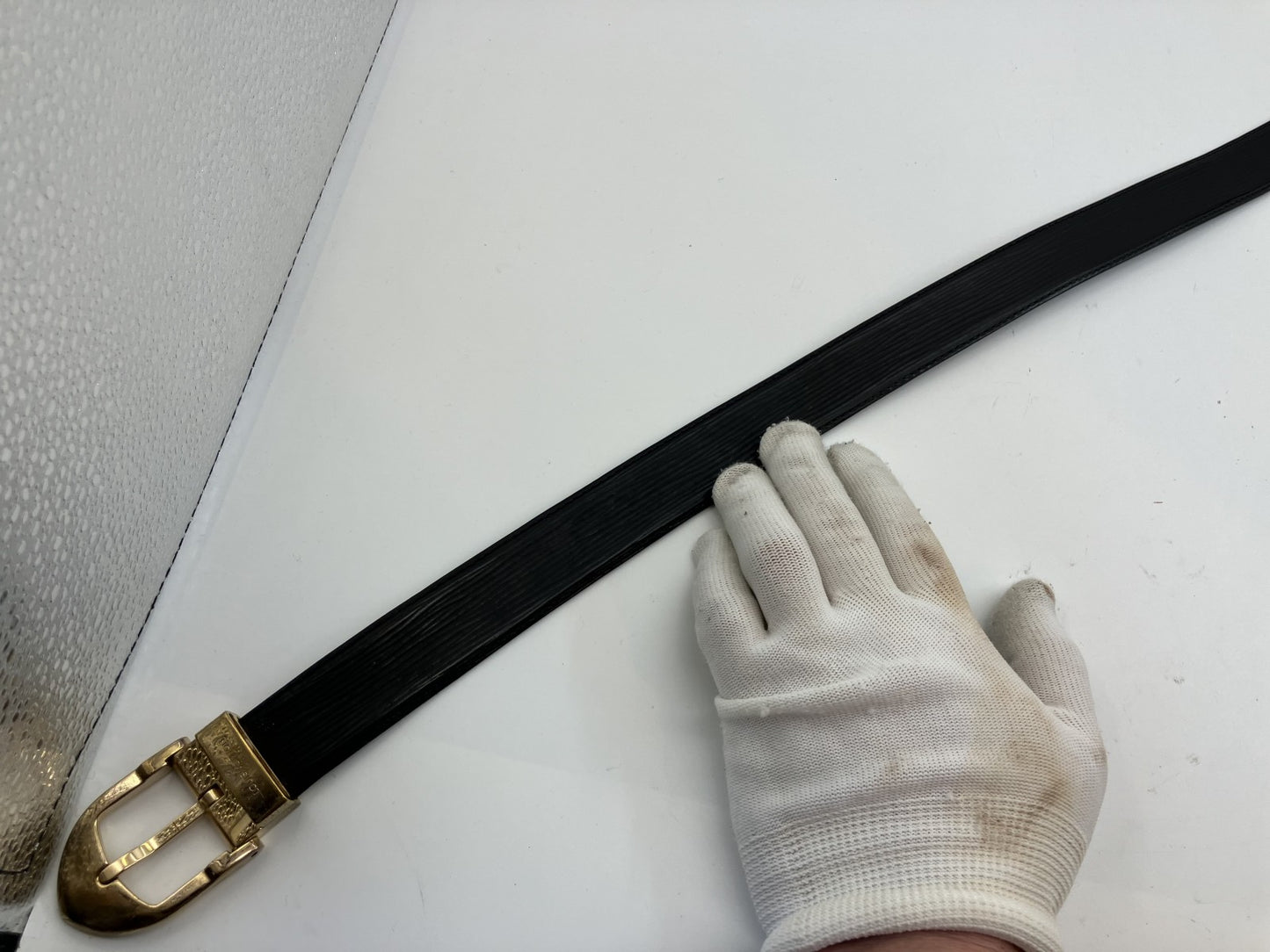 Louis Vuitton Epibelt Total length 130cm (51.18 inch) Width 3cm (1.18) Black Free shipping 