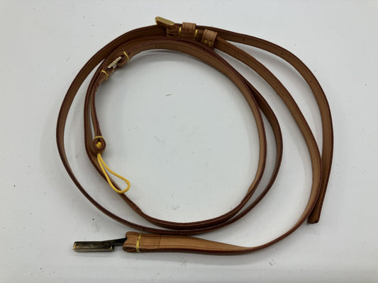 LOUIS VUITTON Vachetta Leather Adjustable Shoulder Strap 47in 8mm T-Bar France