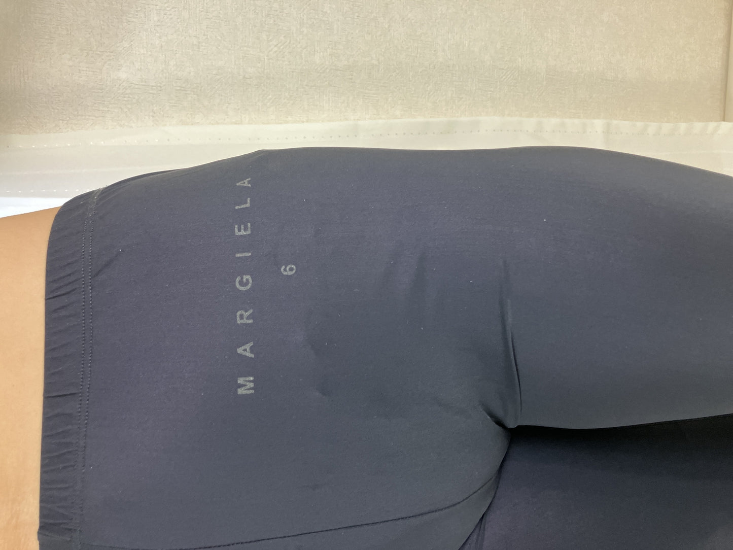 MM6 Maison Margiela S52KA0317 Black Leggings Pants Women's S Made in Italy