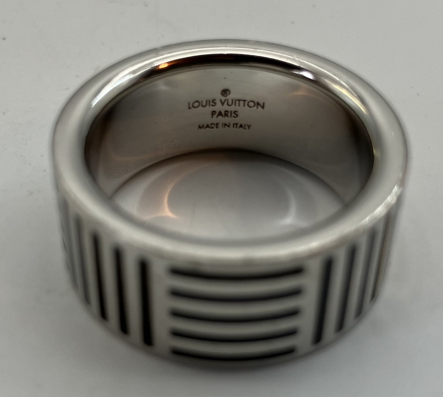 แหวน LOUIS VUITTON Damier Colors M62493 (JP 19)(US 9.5)(EU 59) สีเงิน จัดส่งฟรี 