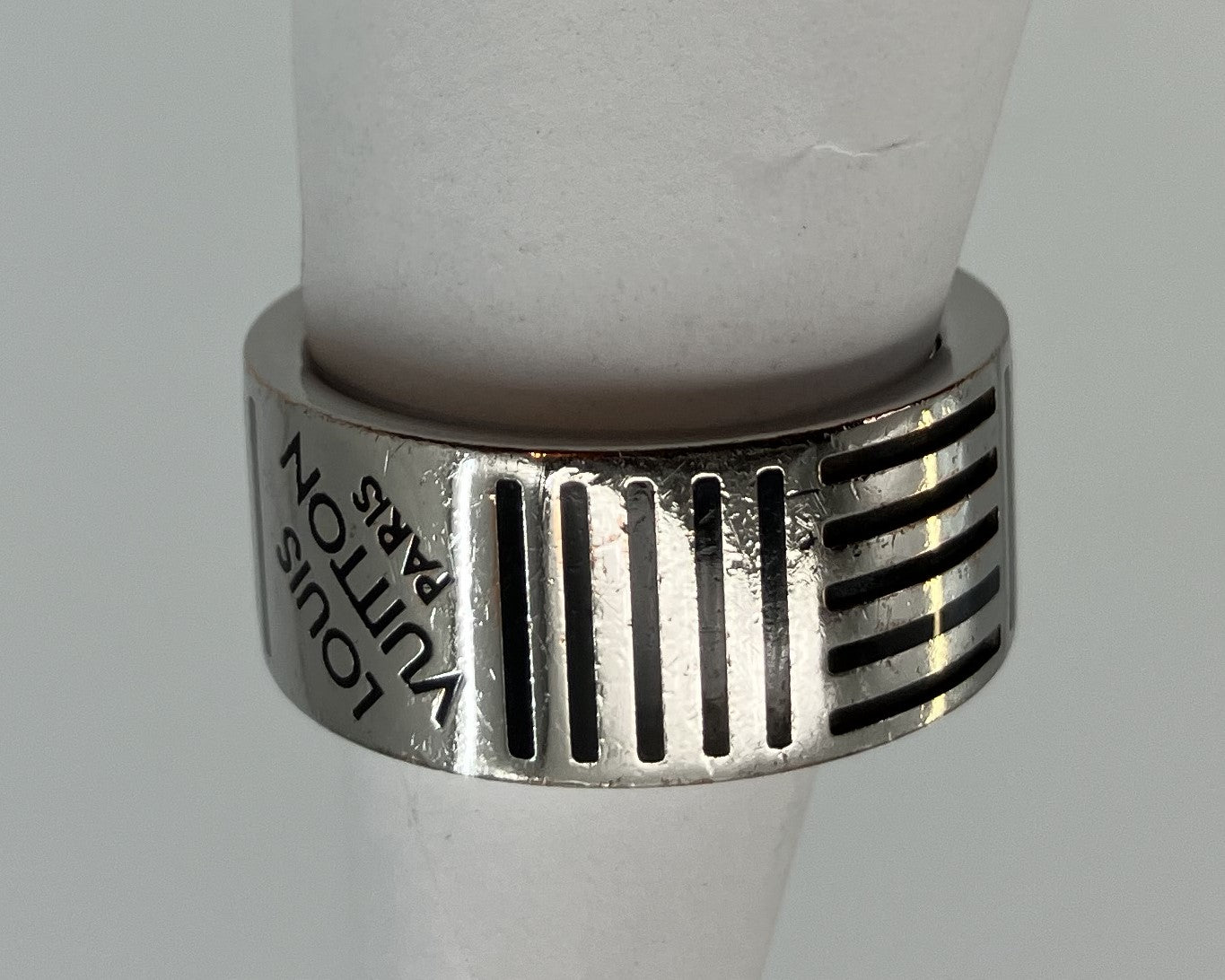 แหวน LOUIS VUITTON Damier Colors M62493 (JP 19)(US 9.5)(EU 59) สีเงิน จัดส่งฟรี 