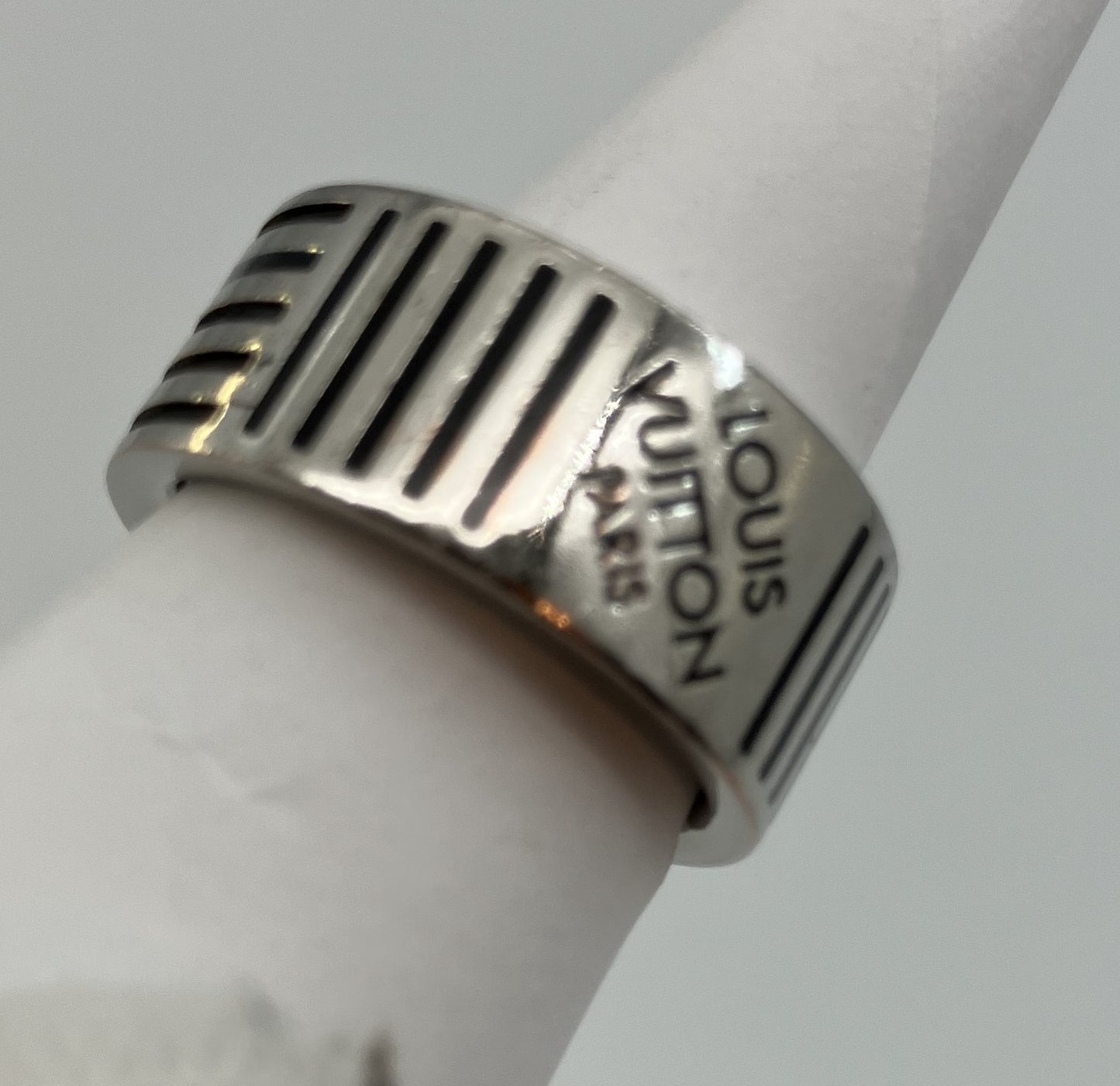 แหวน LOUIS VUITTON Damier Colors M62493 (JP 19)(US 9.5)(EU 59) สีเงิน จัดส่งฟรี 