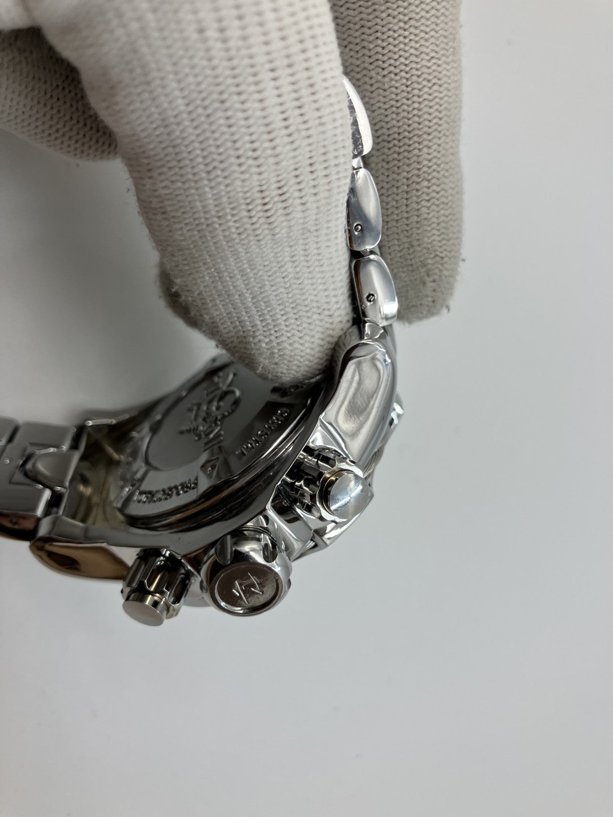 Invicta Men’s 60mm Big Face Chronograph Watch – Stainless Steel Silver, 17cm Wrist, 6 Extra Links, Box – Japan Seller