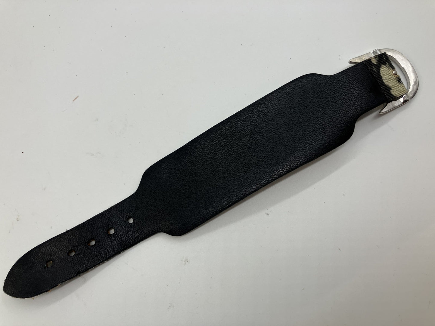 Christian Dior Oblique Trotter Canvas Bracelet D Buckle Wristband w/ Dust Bag