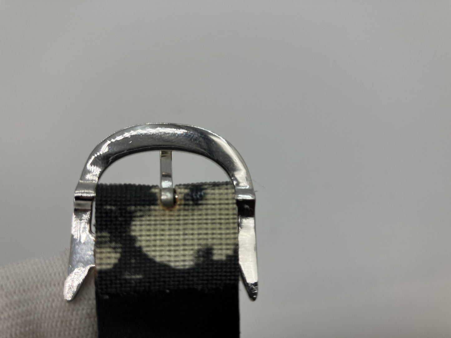Christian Dior Oblique Trotter Canvas Bracelet D Buckle Wristband w/ Dust Bag