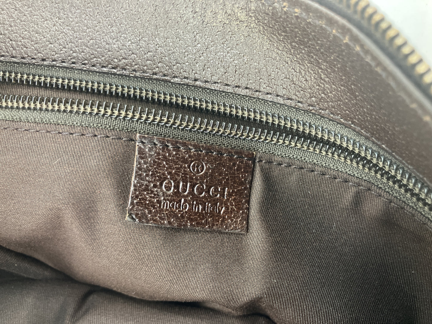 GUCCI GG Canvas 114273 Shoulder Crossbody Bag Beige Brown Italy