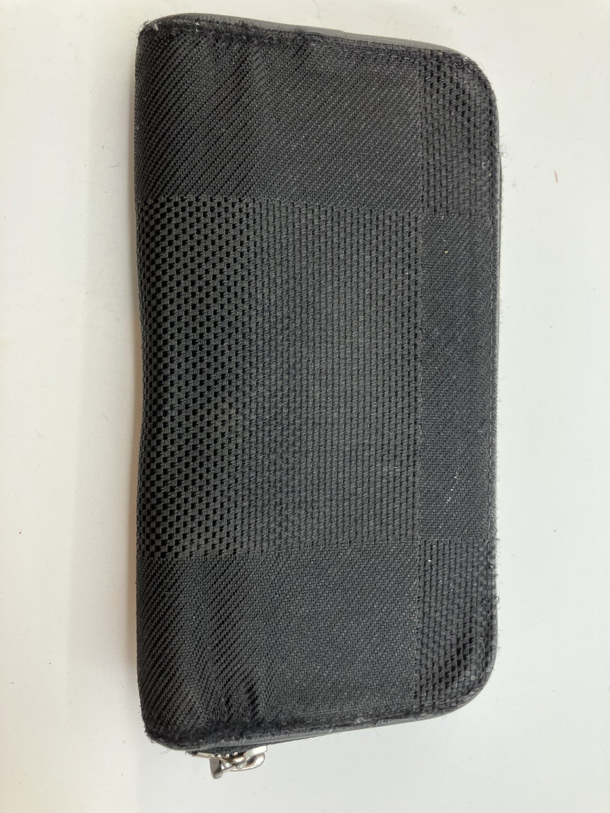 LOUIS VUITTON Damier Geant Zip-Around Long Wallet M93546 Black w/ Box, Dust Bag, Receipts