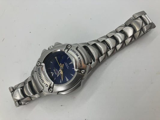 CASIO G-SHOCK MT-G MTG-120 2310 Blue Dial Stainless Steel Quartz Men's Watch