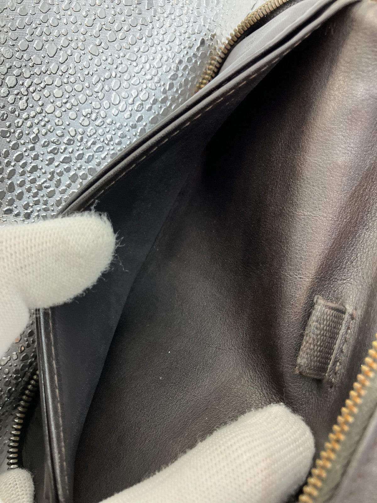 LOUIS VUITTON Damier Geant Zip-Around Long Wallet M93546 Black w/ Box, Dust Bag, Receipts