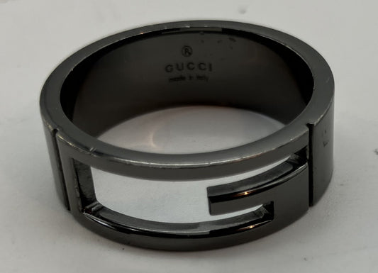 GUCCI G Logo Ring SV925 (JP 23) (EU 63) (US 11) - Width: 7.8 mm (0.31 inch) -