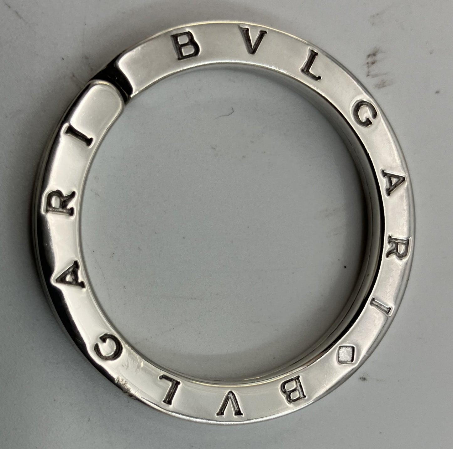 Bulgari Key Ring SV925 Diameter 3.3cm (1.30 inch) Key Case/Key Holder Box included Free Shipping 