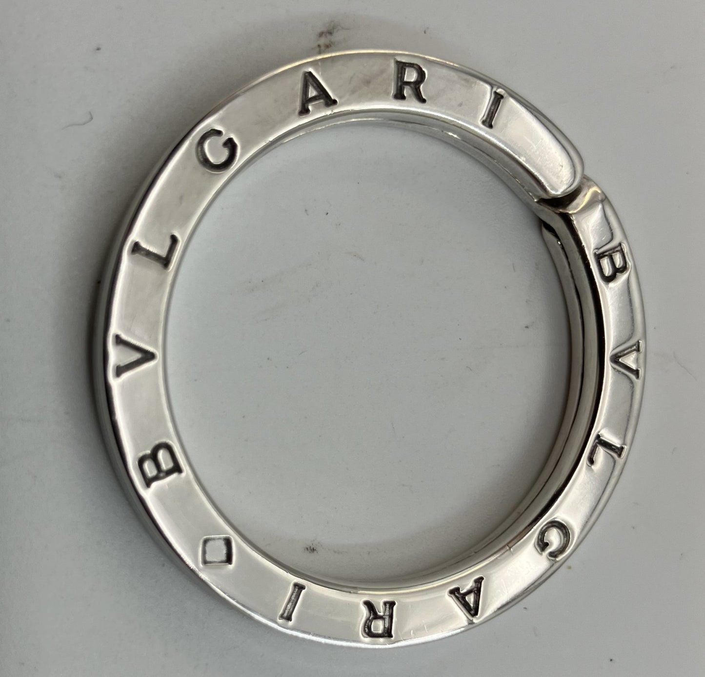 Bulgari Key Ring SV925 Diameter 3.3cm (1.30 inch) Key Case/Key Holder Box included Free Shipping 