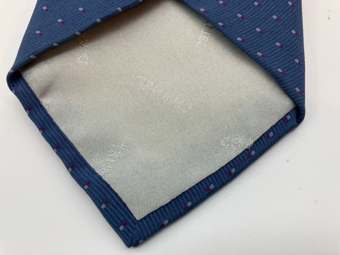 CHANEL Tie - Blue - 8 cm (3.15 inch) Wide -