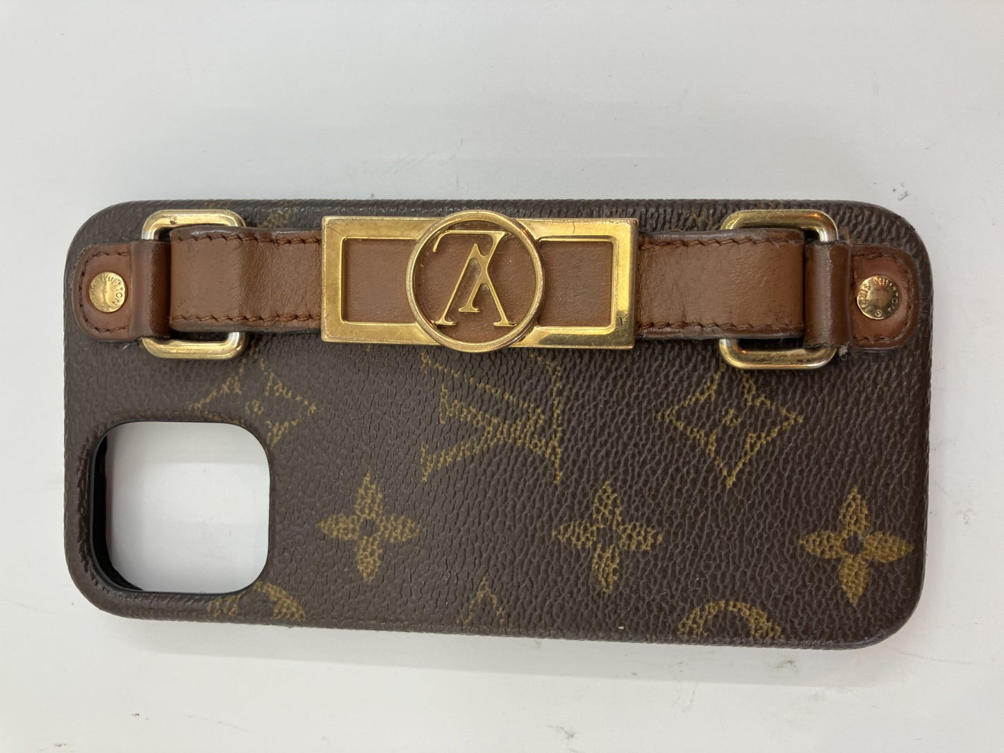 LOUIS VUITTON IPHONE12/12Pro M6978 Monogram bumper to toffee phone case