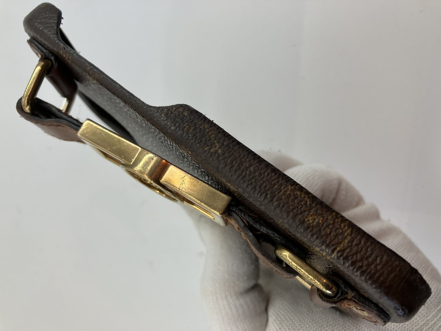 LOUIS VUITTON IPHONE12/12Pro M6978 Monogram bumper to toffee phone case