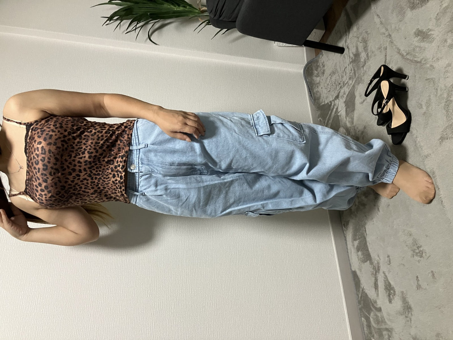 Tops Camisole Leopard Pattern SHEIN Scene Tops only Pants not included