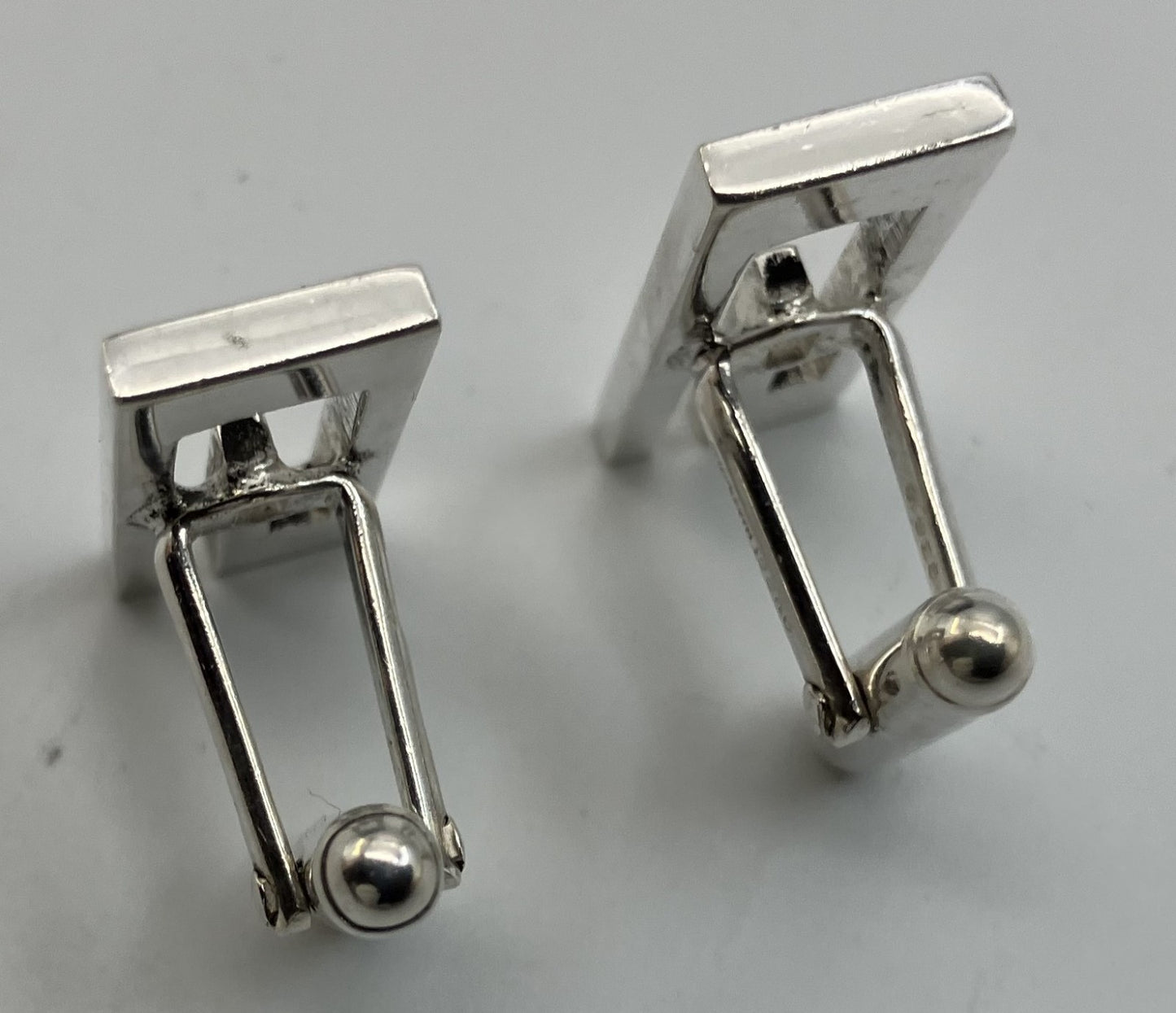 GUCCI G Logo Cufflinks SV925 11.4g