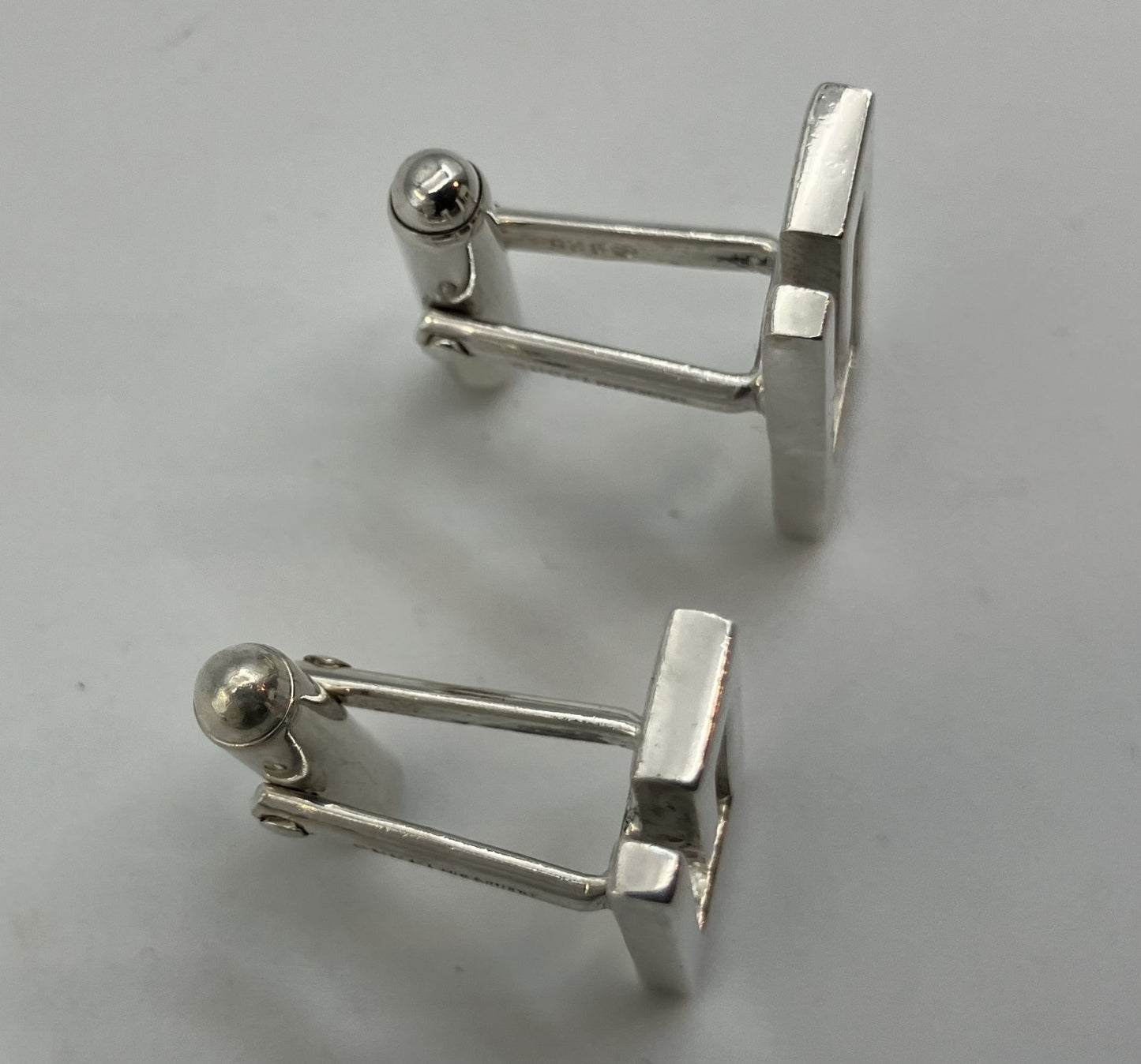 GUCCI G Logo Cufflinks SV925 11.4g
