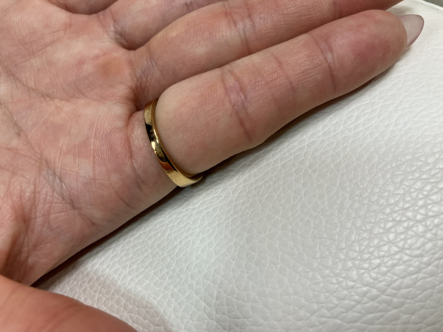 Louis Vuitton Gamble Ring Gold Crystal Black M75426 Size US 5.5 EU 50 JP 10