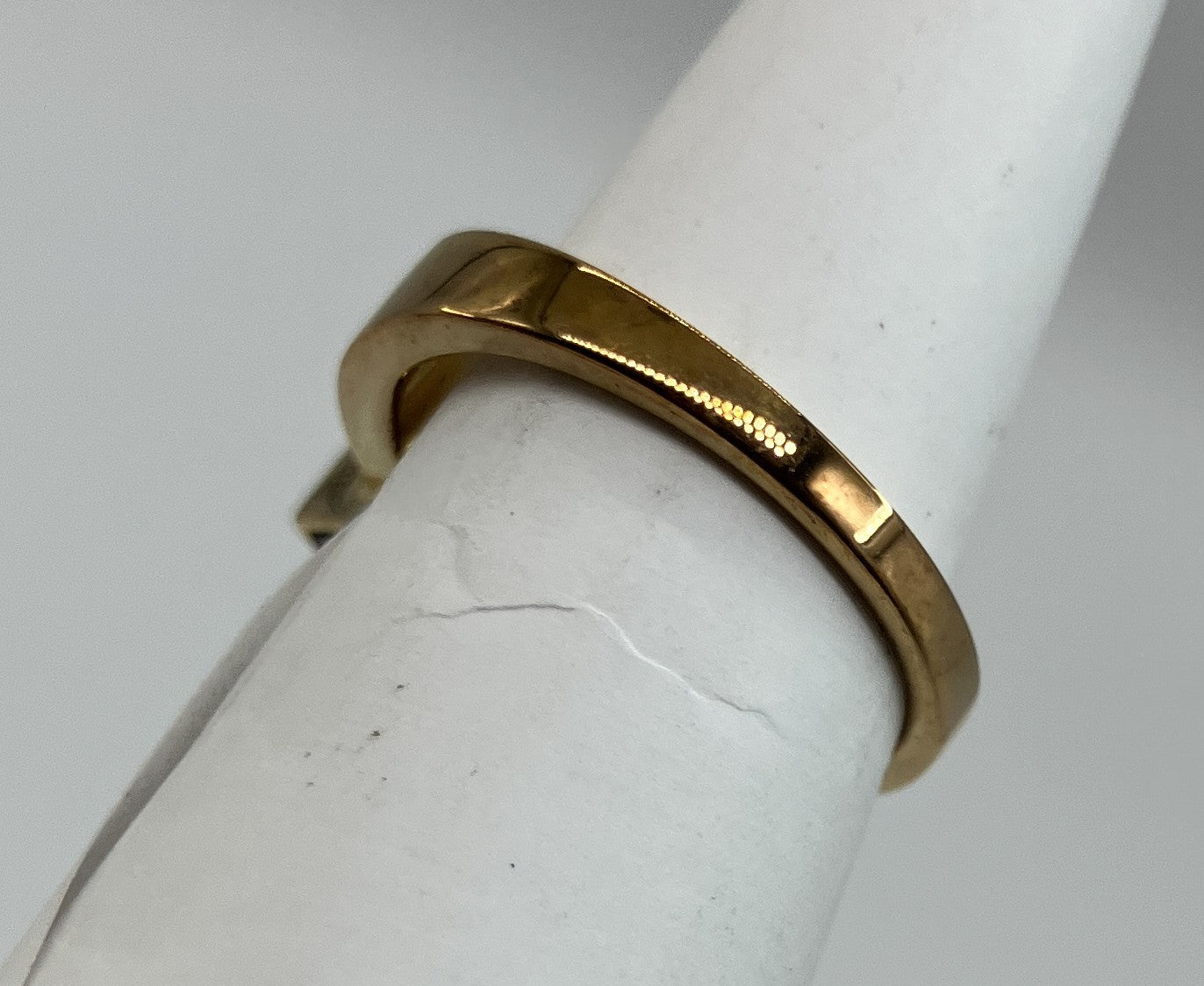 Louis Vuitton Gamble Ring Gold Crystal Black M75426 Size US 5.5 EU 50 JP 10