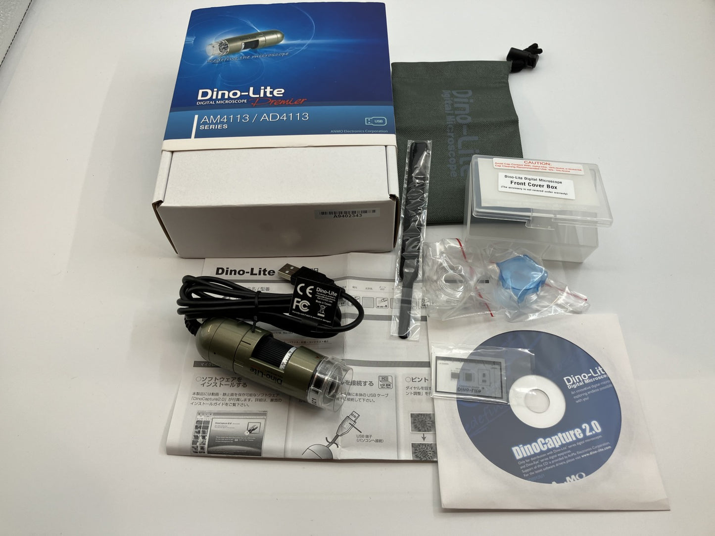 กล้องจุลทรรศน์ดิจิตอล Dino-Lite AM4113/AD4113 USB Premier2 M โพลาไรเซอร์ (โพลาไรซ์) DINOAD4113ZT จัดส่งฟรี 