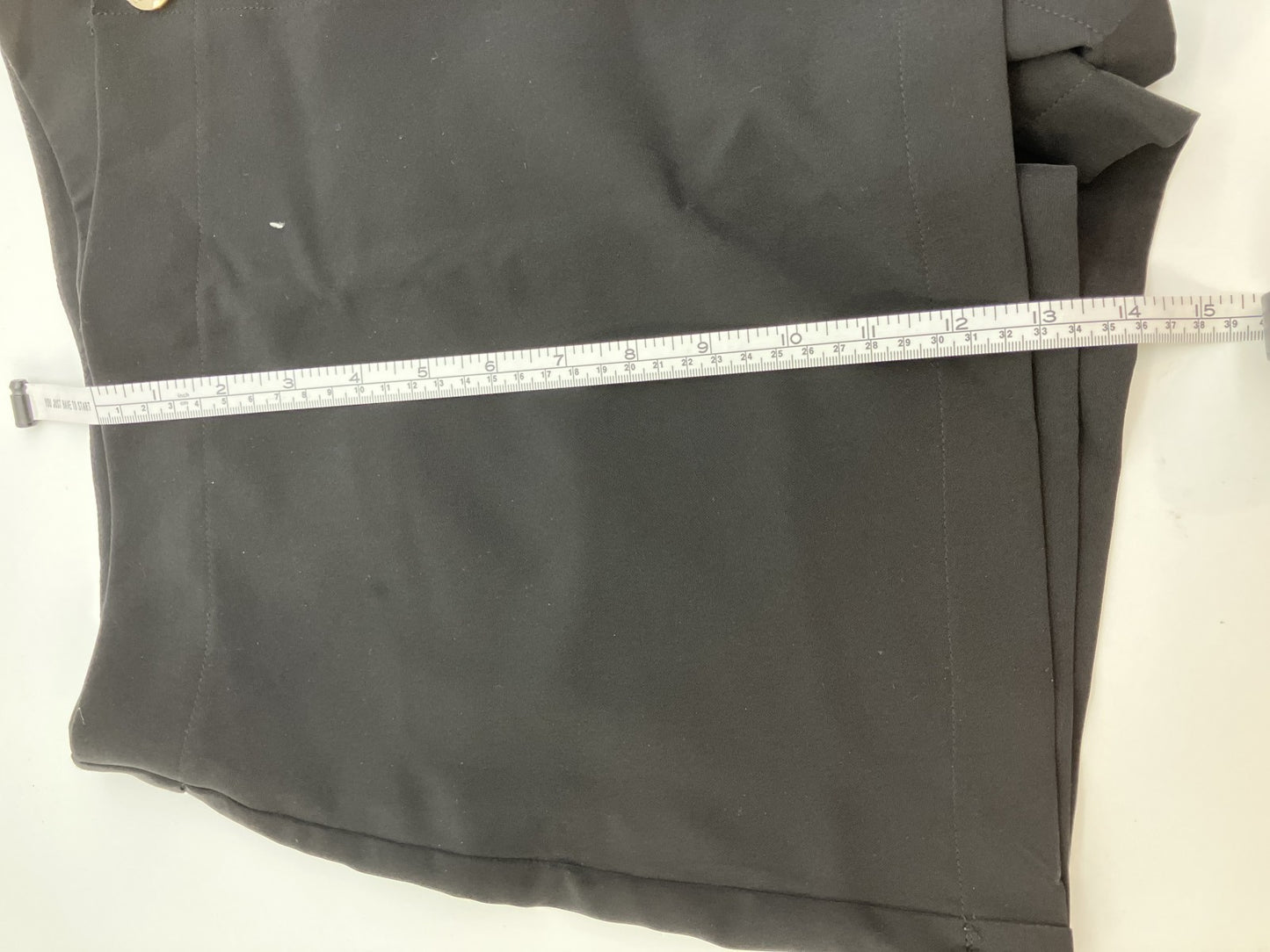 [Good condition / Model wearing image included] Cropped T-shirt & wrap-style skirt pants set / Short-sleeved bejeweled top + short-pants-style skirt / Korean-style outfit /